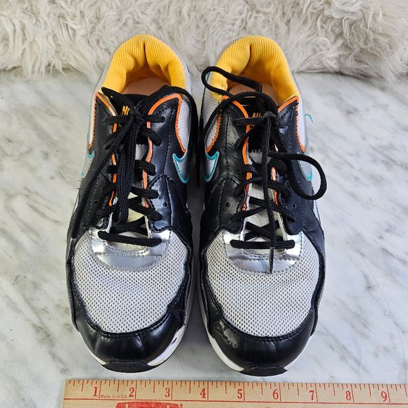 Nike Boys Air Max Sneaker Athletic CJ2002 100 Laser Chrome Size 6Y - Picture 2 of 9